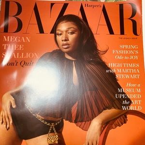 Megan Thee Stallion Bazaar magazine collectible